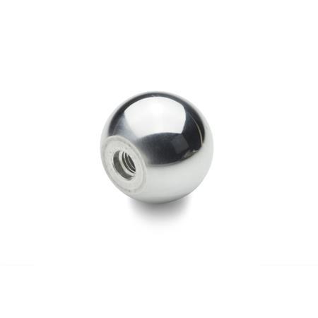 Otto Ganter Ball knob Steel and Aluminum, DIN 319